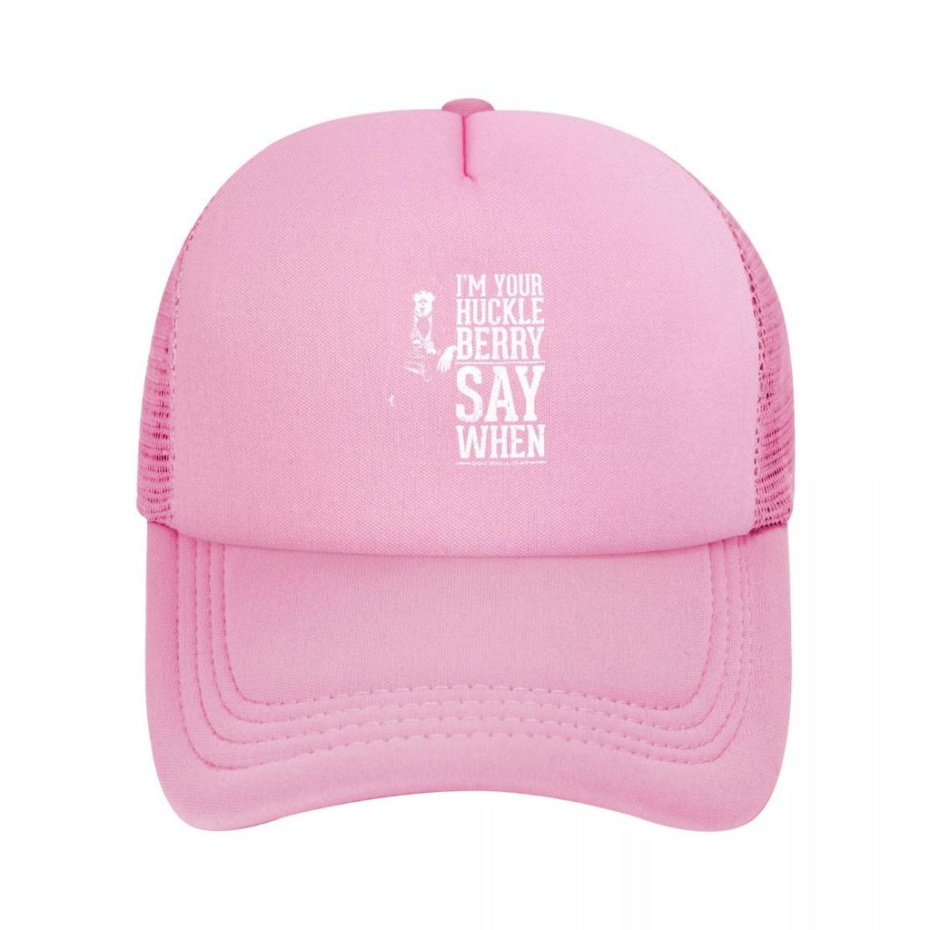 Baseball Caps Val Kilmer I'm Your Huckleberry Say When Mesh Hats Peaked Sun Caps Men Women Hats
