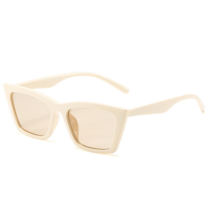 INS Hip-hop Style Fashion Korean Cat Eye Men Sunglasses Women Unisex With 7 Colors outdoor square Shade Eyewear