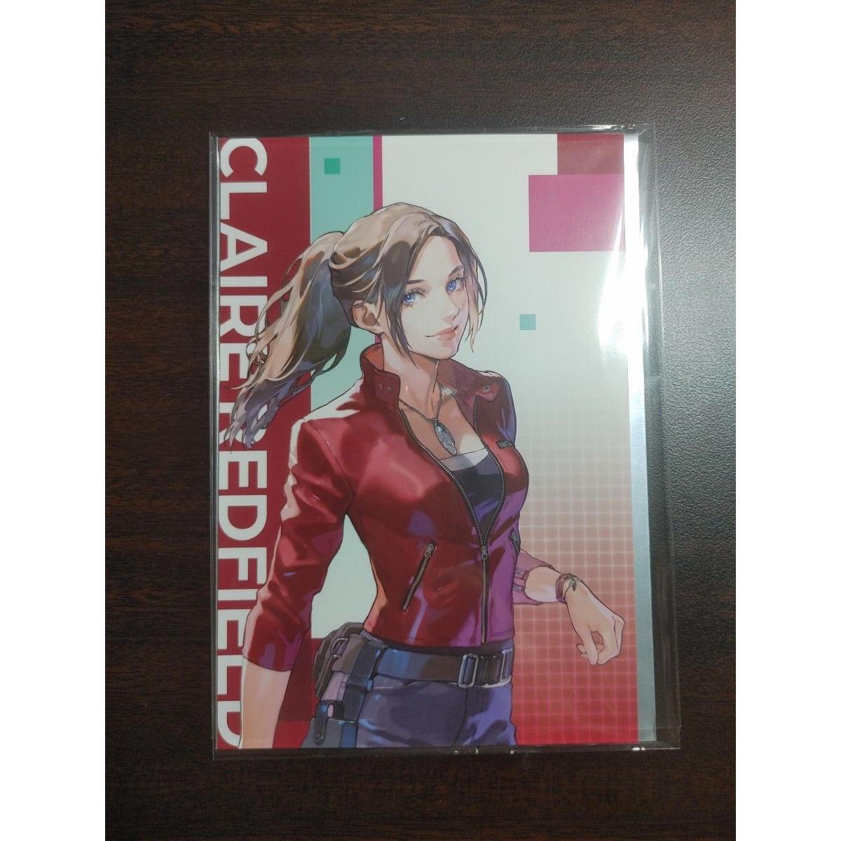 Used [New/Limited/Same-day shipping] Capcom Store Purchase Bonus Postcard Resident Evil Claire