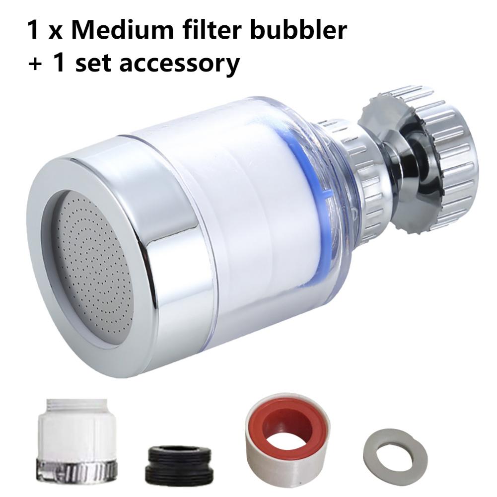 2-12PCS Household Faucet Water Purifier Water Saving Filter 360 Degree Rotating Splash Filters Faucet Adapter for Kitchen Home