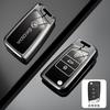 LAR3  For Skoda Octivia Superb Fabia 1 2 Octavia a7 RS Superb Rapid Yeti Karoq Vision Zinc Alloy Car Remote Key Fob Case Cover Shell