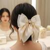 Shining Big Bow Hairpin Mesh Bow Crystal Barrettes Princess Hair Clip  Hair Accessories