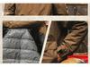 American Retro Men's 2025 High Loft Winter Down Jacket – Trendy, Warm, Windproof Workwear