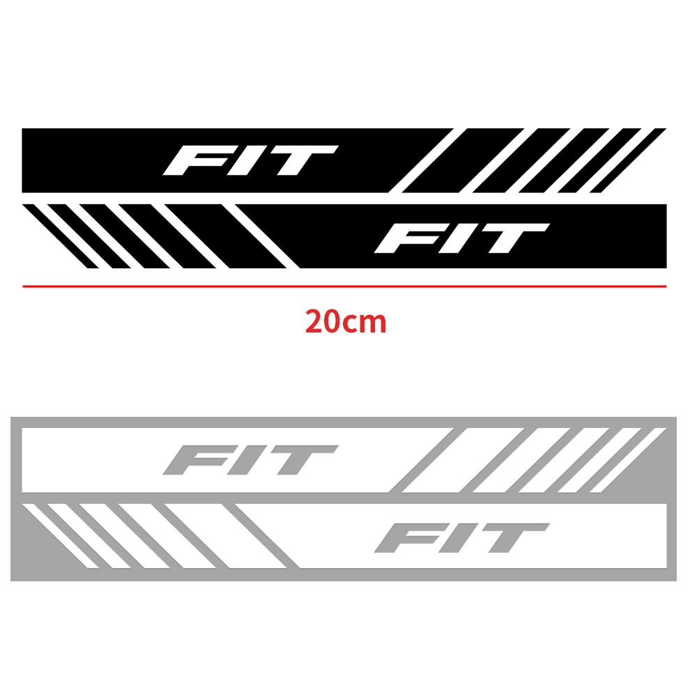 Car Styling 2Pcs Rearview Mirror Decal Stickers For Honda Mugen Accord Civic Vezel Jazz City HRV Auto Decoration Accessories RF6