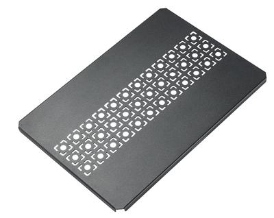 CAMPING MOON IGT Bridge Table Top, Aluminum, Black, Laser Top, CK-25F-1P