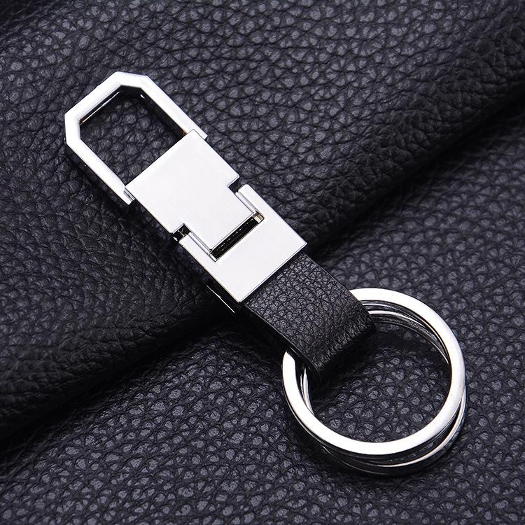 Men's Creative Leather Car Keychain Pendant