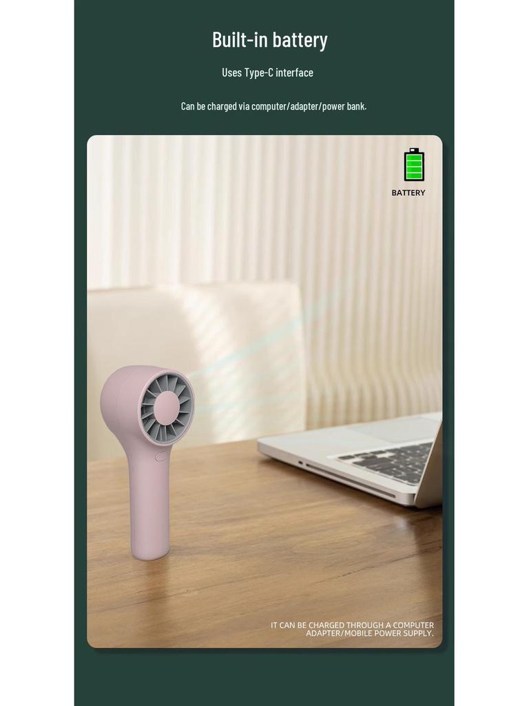 Rechargeable Portable Mini Handheld Fan for Outdoor Fast Cooling