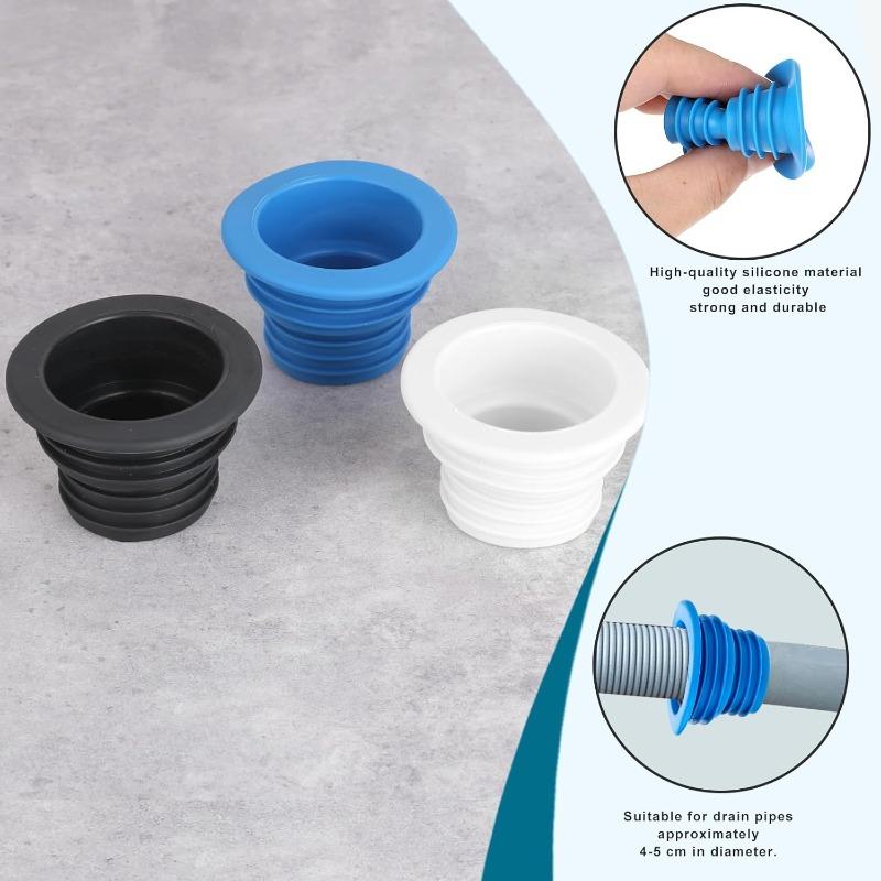 6/3/1PC Sewer Pipeline Deodorant Silicone Ring Washer Tank Sewer Pool Floor Drain Ring Sealing Seal Plug Pest Control Dropshipping