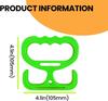 2PCS Grocery Bag Holder - Multi-Functional Kitchen Storage Hooks, Portable Carrier for Bags & Shopping Bag Grips with Anti-Slip Handle, Black
