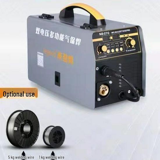 Dual-use, No-gas MIG/Stick Welder, 220V Household, Compact, Multi-functional, Gas-shielded