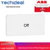 ABB Button Marking Plate/Button Box/Joystick/Lamp Holder - Models MA6-1039, MEPY1-0, MJS3-21B, and More.