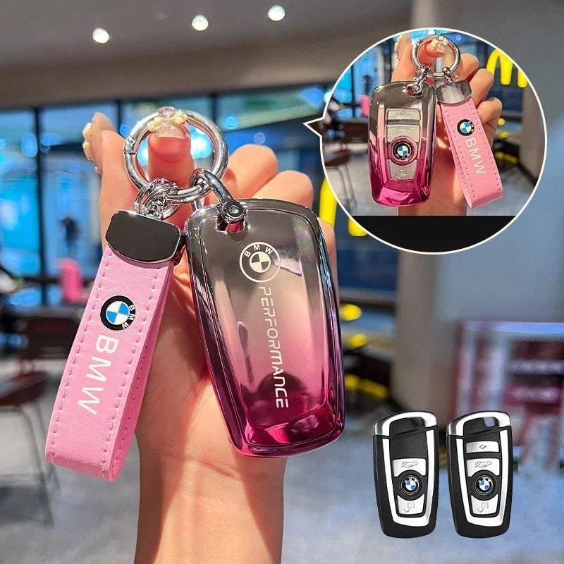 BAGP9 2026 Car Sticker New TPU Car Key Case Cover Shell Fob For BMW F30 F31 F32 F34 F20 F21 F07 F10 1 3 5 7 Series X1 X3 G01 X4 G02 X5