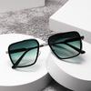 Trendy Metal Square Steampunk Sunglasses Custom Logo  Metal Shades Sun Glasses