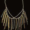 High-End Luxury Rhinestone Tassel Masquerade Mask with Zircon Embellishments