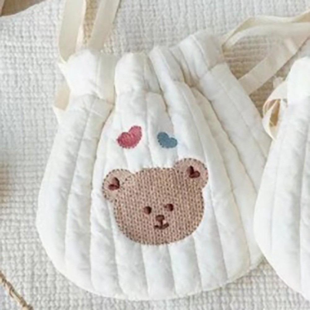 Cute Lovely Baby Shoulder Bag 12X10cm Embroidery Handbag Small Keys Coin Purse Kids