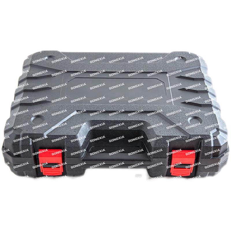 Cordless Alloy Car Wash Gun with Long Rod, Fan Nozzle, Beverage Bottle Connector, and Storage Box.