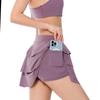 Nuodingxiu Women's Ice Silk Yoga Running Skirt