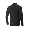 Li Ning Running Series Fashion Versatile Antibacterial Stand Collar Logo Letter Black T-Shirt Men Tops ATLV221-1