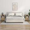 Nightstand Set (2 Pcs) Sonoma Oak Finish 40 X 31 X 60 Cm Engineered Wood