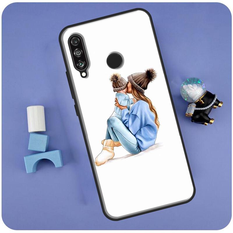 Baby Mom Daughter Girl Son Dad For Huawei Nova Y60 Y61 Y70 Y72 Y73 Y90 Y91 12i 11i 3i 7i 8i 9 10 SE P20 P40 P30 Lite Case