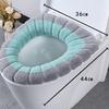 Copriseggiolino WC Lavabile Verde con Grigio Adatto per WC a Forma O/U/V
