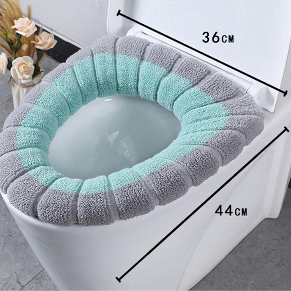 Copriseggiolino WC Lavabile Verde con Grigio Adatto per WC a Forma O/U/V