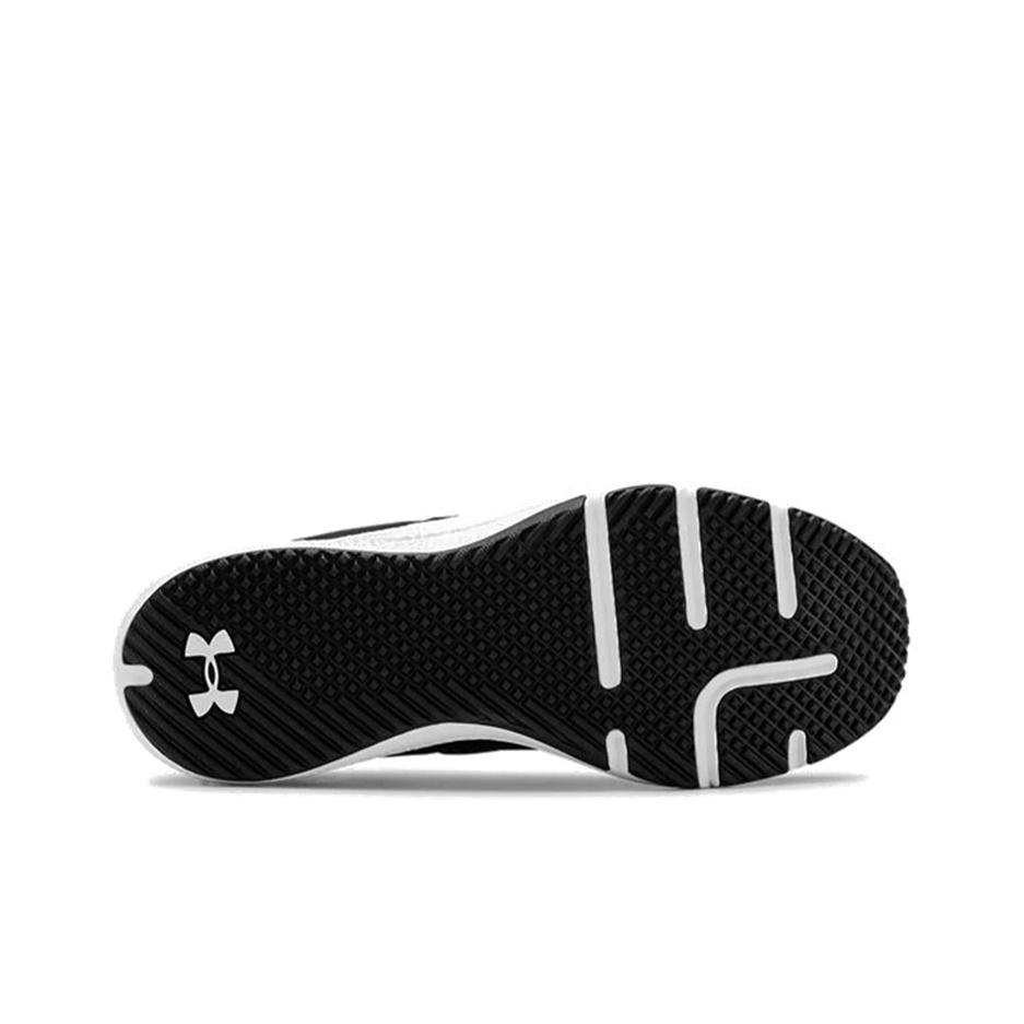 Under Armour Töltött Elkötelezett Könnyű Kényelmes Ütéscsillapító Alacsony Szárú Edzőcipő Férfi Sneaker Fekete 3022616-001