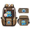 Animation Cartoon Printing High-Value Student School Bag Children'S Shoulder Backpack Pencil Bag Three-Piece Set