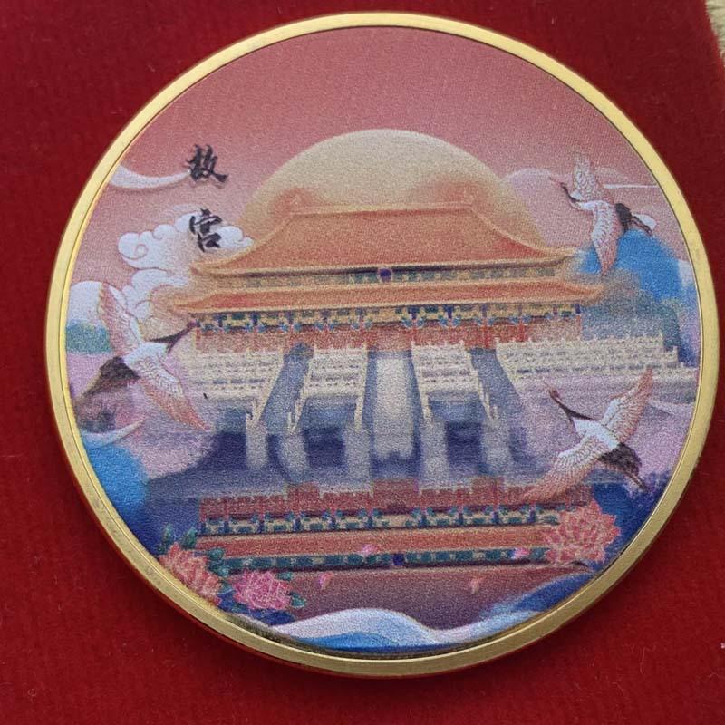 Badges, Famous Historical Sites, Tourist Attractions, Palace Museum Commemorative Medals, Crafts, Coins, Jiayuguan Coins