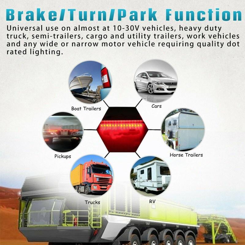 NEW-LED Trailer Truck Caravan UTE Stop Brake Tail Reverse Light Ultra-Slim Lamp