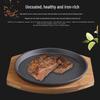 Round Thickened Cast Iron Griddle: Korean BBQ & Western Steak Pan