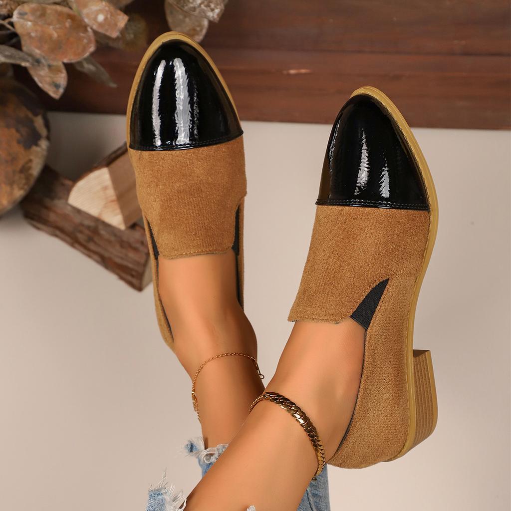Fashion Fashion Leopard Print Loafers Woman 2025 Lightweight Slip on Walking Shoes for Women Plus Size Comfort Thick Heels Chelsea Shoes