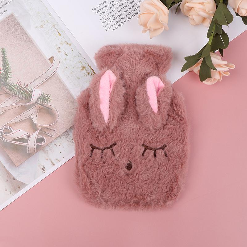 Warme Gemütliche Niedliche Weiche Wärmflasche Mit Plüschigem Flauschigem Bezug Kinder Erwachsene