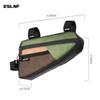 Bike Top Tube Triangle Frame Bag, Waterproof Large Capacity Durable Universal Fit for Mountain Road Bike Easy to Install