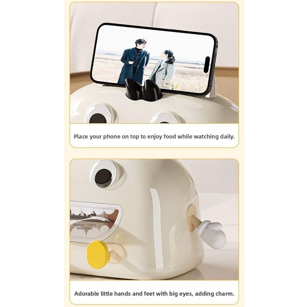 Non-slip Cartoon Tissue Box Cute Napkin Container Cartoon Paper Towel  Dispenser  Bedroom