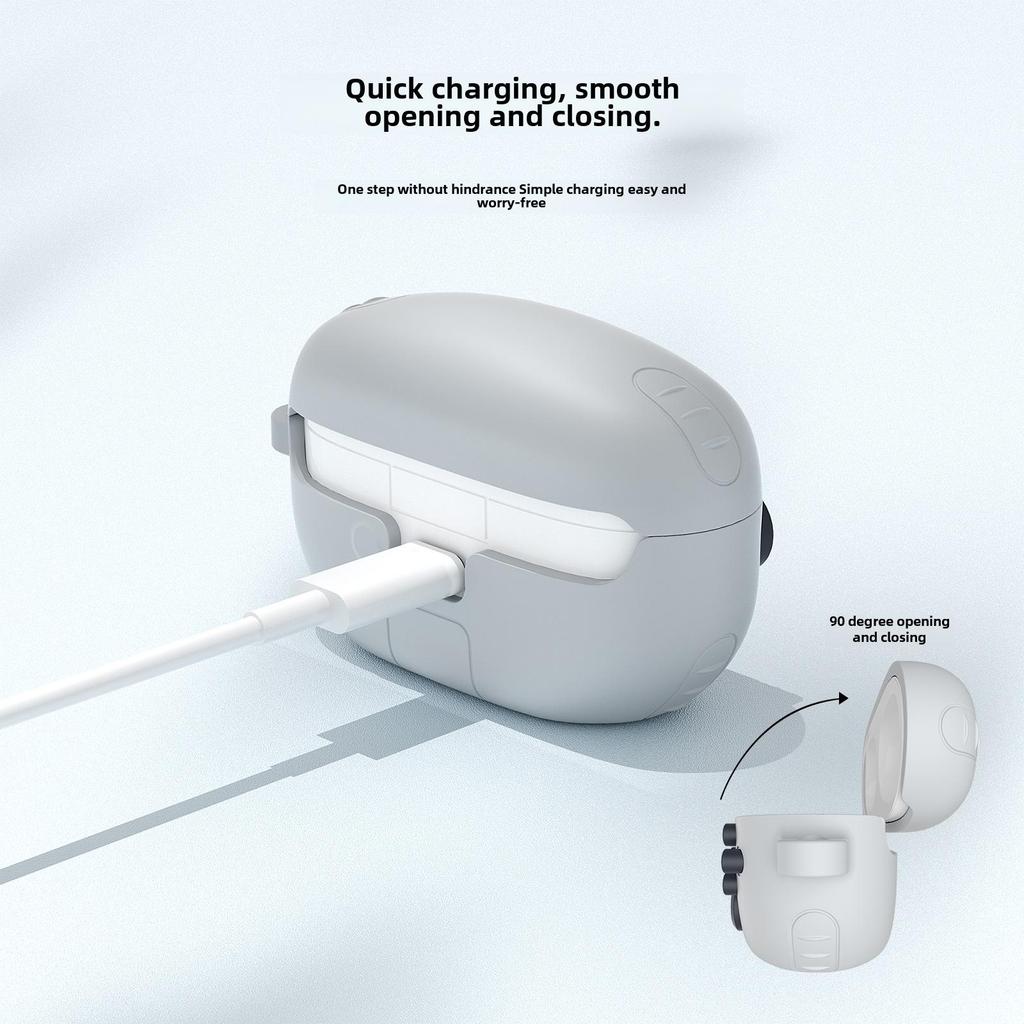 Applicable Sony XM5 & LinkBuds Earphone Protective Case - Anti-Drop Silicone Soft Shell