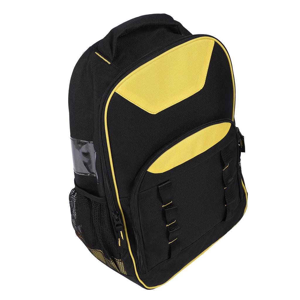 Sac à dos à outils en tissu Oxford, multifonction, étanche, à base moulée, pour électricien