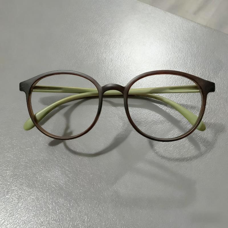 Stylish Round Anti Blue Light Prescription Glasses Retro Ultra Lightweight Comfortable Eyewear for Men Women