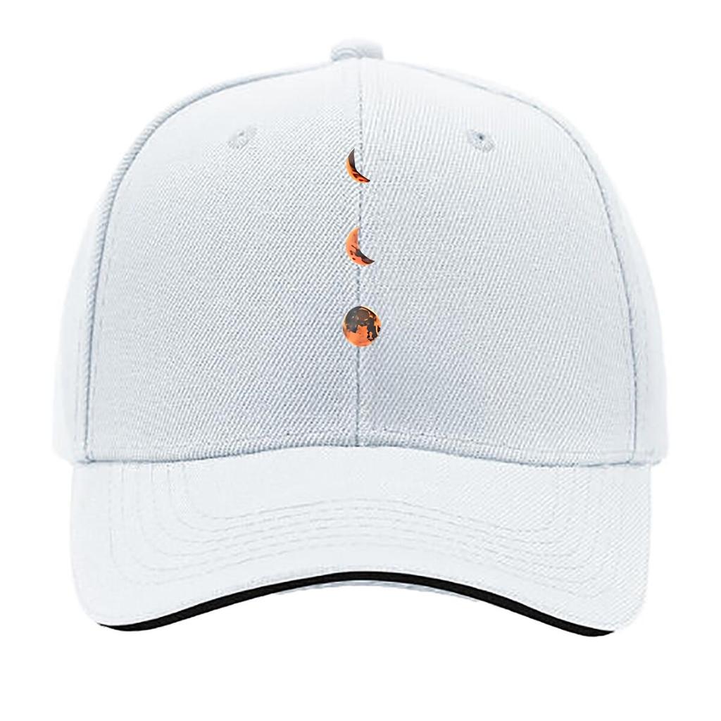 Realistic Resin Lunar Phase Moon Decor Hip Hop Hat Fashion Outdoor Sports Sandwich Baseball Cap