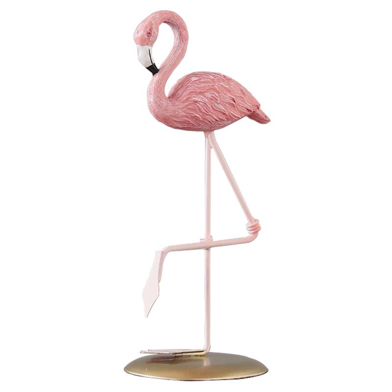 Flamingo Ornaments Artwork Pink Resin Crafts Desktop Decoration Ins Home Office Living Room Decoration Originality Toys Gift