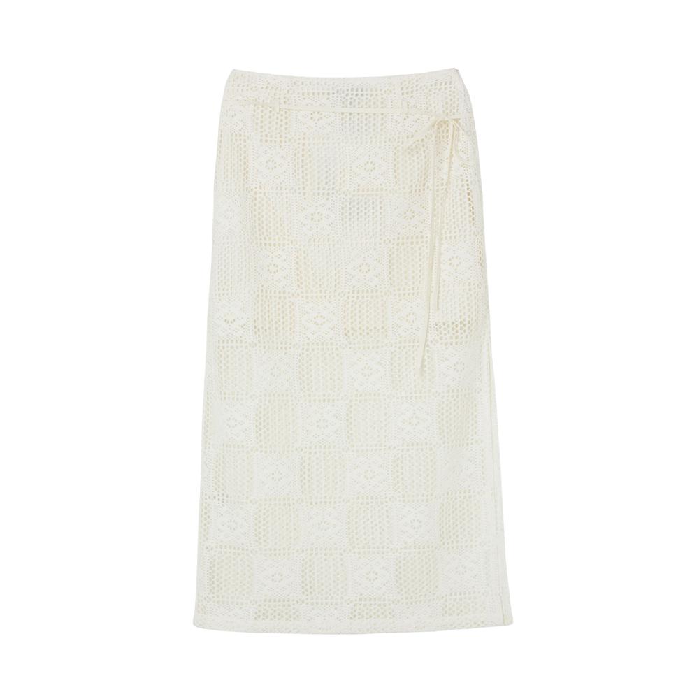 Rap Crochet Summer Long Skirt As2Ws660