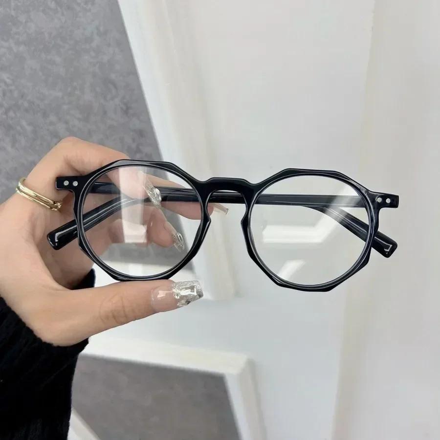 Square Anti Blue Light Glasses Fashion Retro Classic Women Men Computer Gaming Eye Protection Plain Spectacles