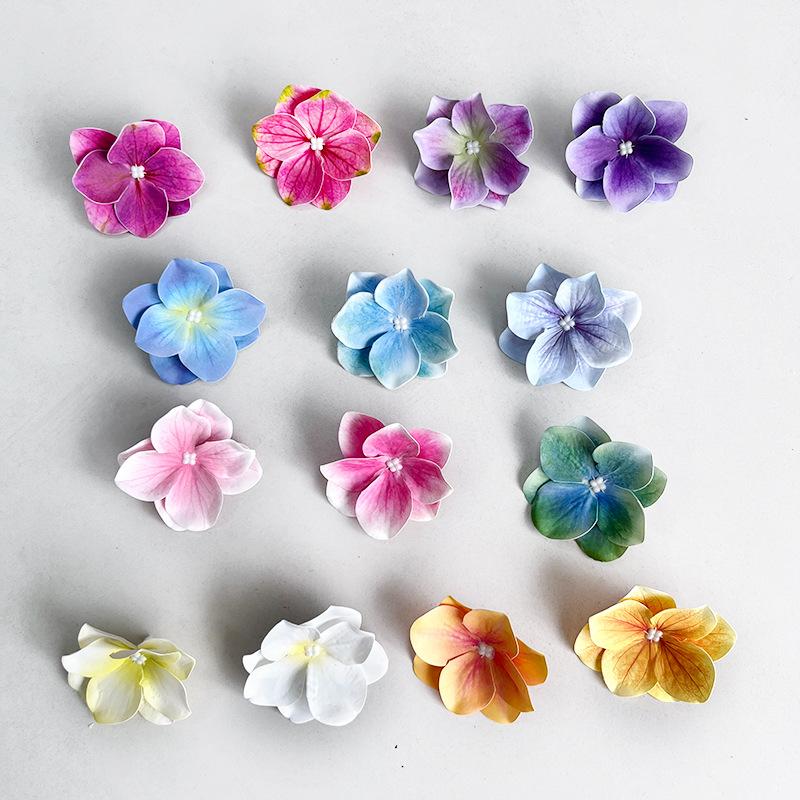 50pcs Hydrangea Head Sweet Hair Accessories Clothing Accessories Festival Party Scene Decoration Carnival Makeup Ball DIY Props