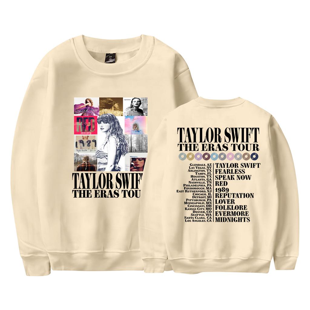 Women's Fashion Casual Long Sleeved Round Neck Letter Printing Loose Plush Pullover Sweatshirts