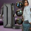 CaseMe (C36) Crossbody Wallet Case For iPhone 13 14 15 16 Pro Max Zipper Wrise Multi-functional Flip PU Leather Card Slots Holder Cover Protector