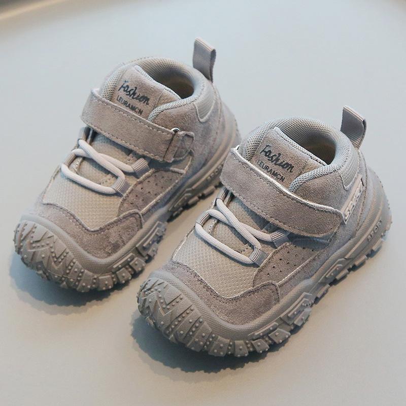 Children's sports shoes 2025 spring and autumn new boys' dad shoes running girls' mountaineering shoes soft-soled baby casual shoes