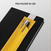 Adjustable  Straps Elastic Band Pen Holder PU Leather Pencil Holder Case for Notebook  Outdoor