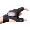 Night Light Waterproof Fishing Gloves with LED Flashlight Rescue Tools Outdoor Gear Cycling Practical Fingerless Gloves