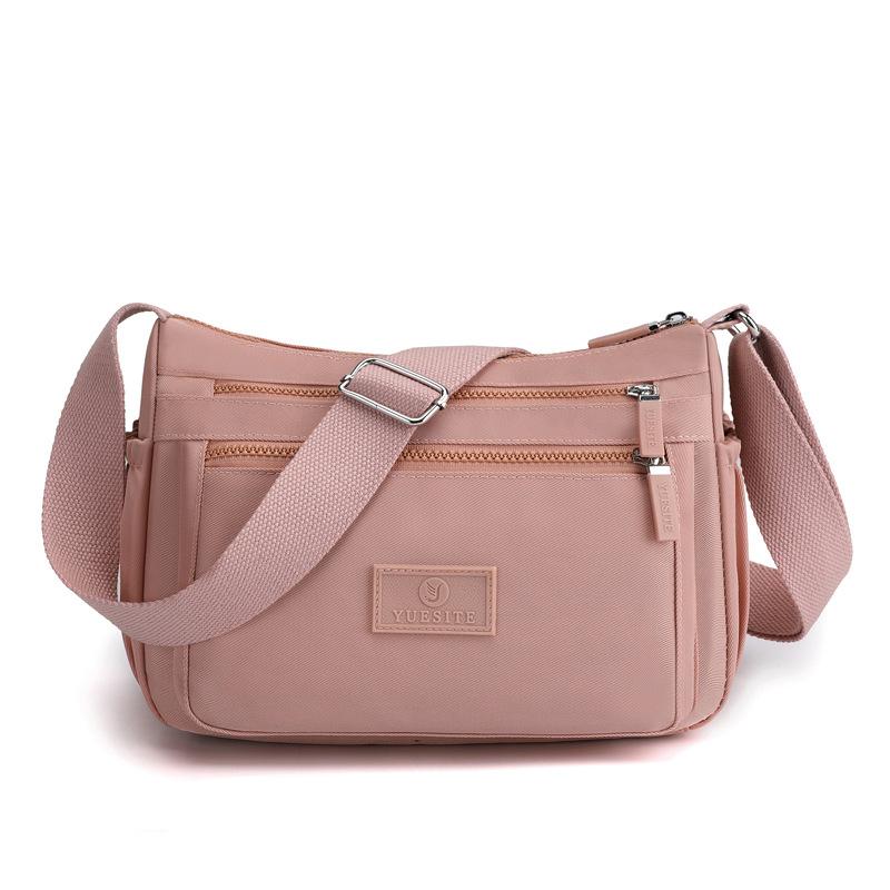Lightweight Crossbody Bag Multi-Pocket Shoulder Bag Nylon Women's Bag