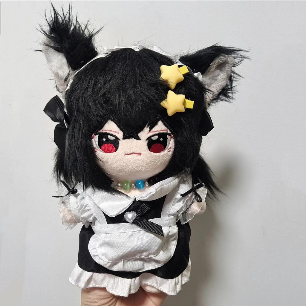 Vestiti per Bambole da 20 cm, Set Carino da Cameriera, Vestito in Peluche di Cotone per Bambole, Costume Kawaii per Peluche da 20 cm, Accessori Fatti a Mano per Bambole